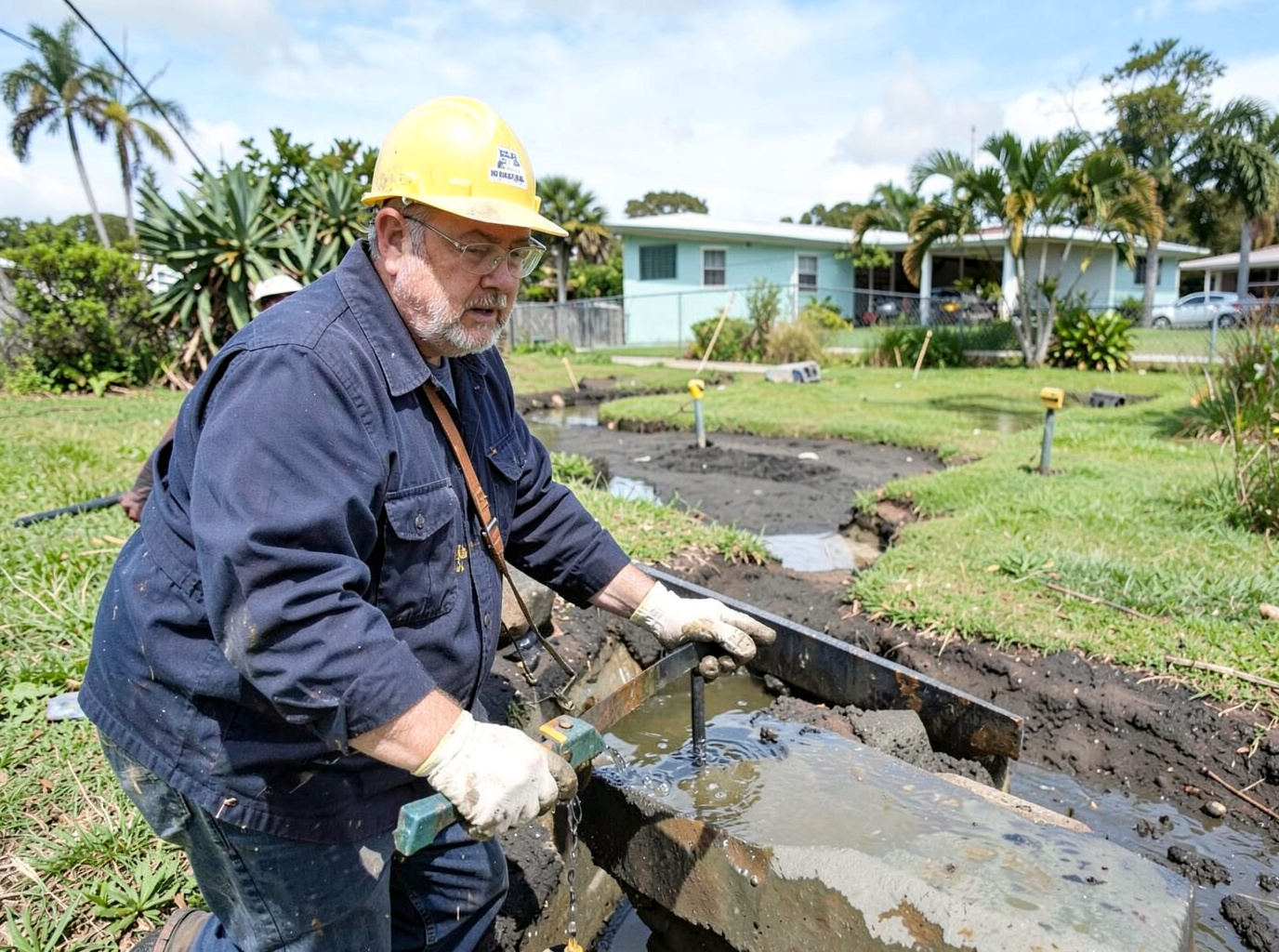 High Water Bill Caused by a Slab Leak in Greenacres, FL