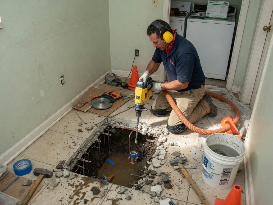 Residential Slab Leak Repair in Greenacres, FL